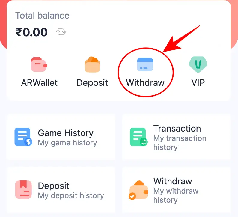 ok win withdraw